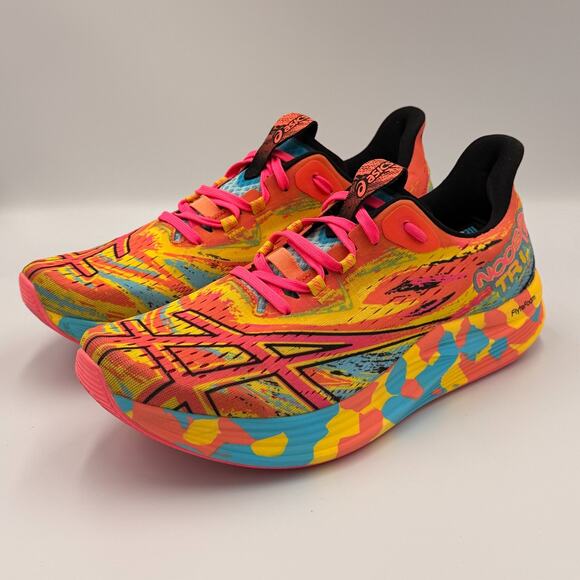 Asics Shoes - ASICS Noosa Tri 15 Running Shoes Aquarium/Vibrant Yellow US Women 10 Mens 8.5